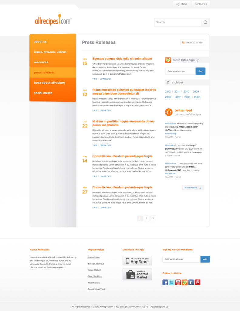 Allrecipes - Newsroom - Press Releases@1x